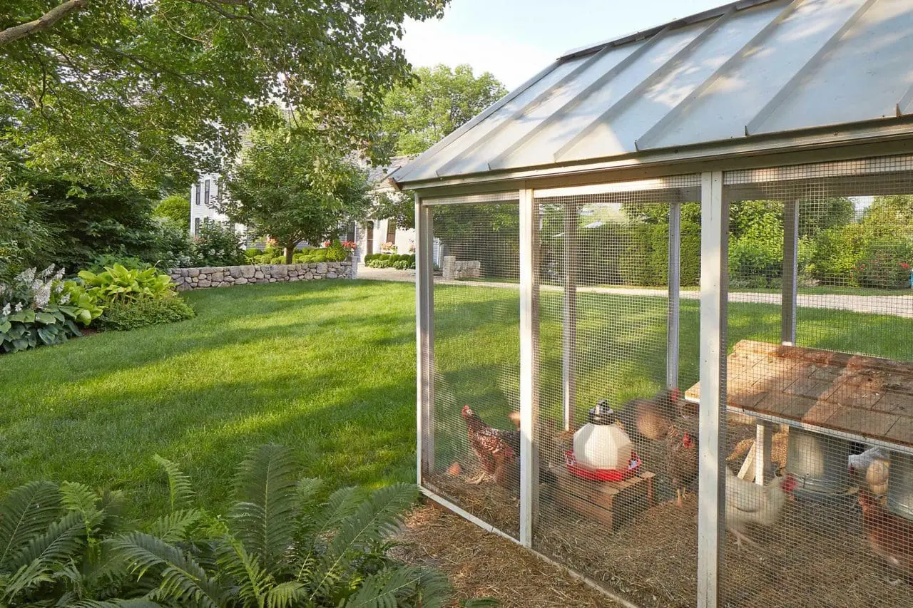 Wayland, MA - No farmhouse would be complete without a chicken coop.